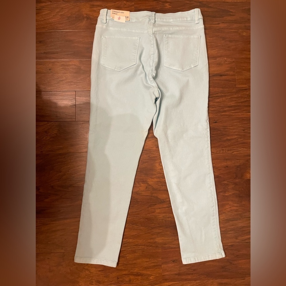 NWT Soft Surroundings Straight Leg Ankle Pants Size 14 - Picture 2 of 6